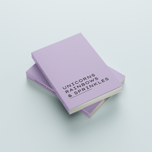 Unicorns Rainbows & Sprinkles Notebook