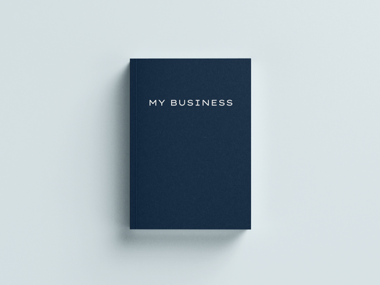 My Business Notebook (Navy) Coming Soon!