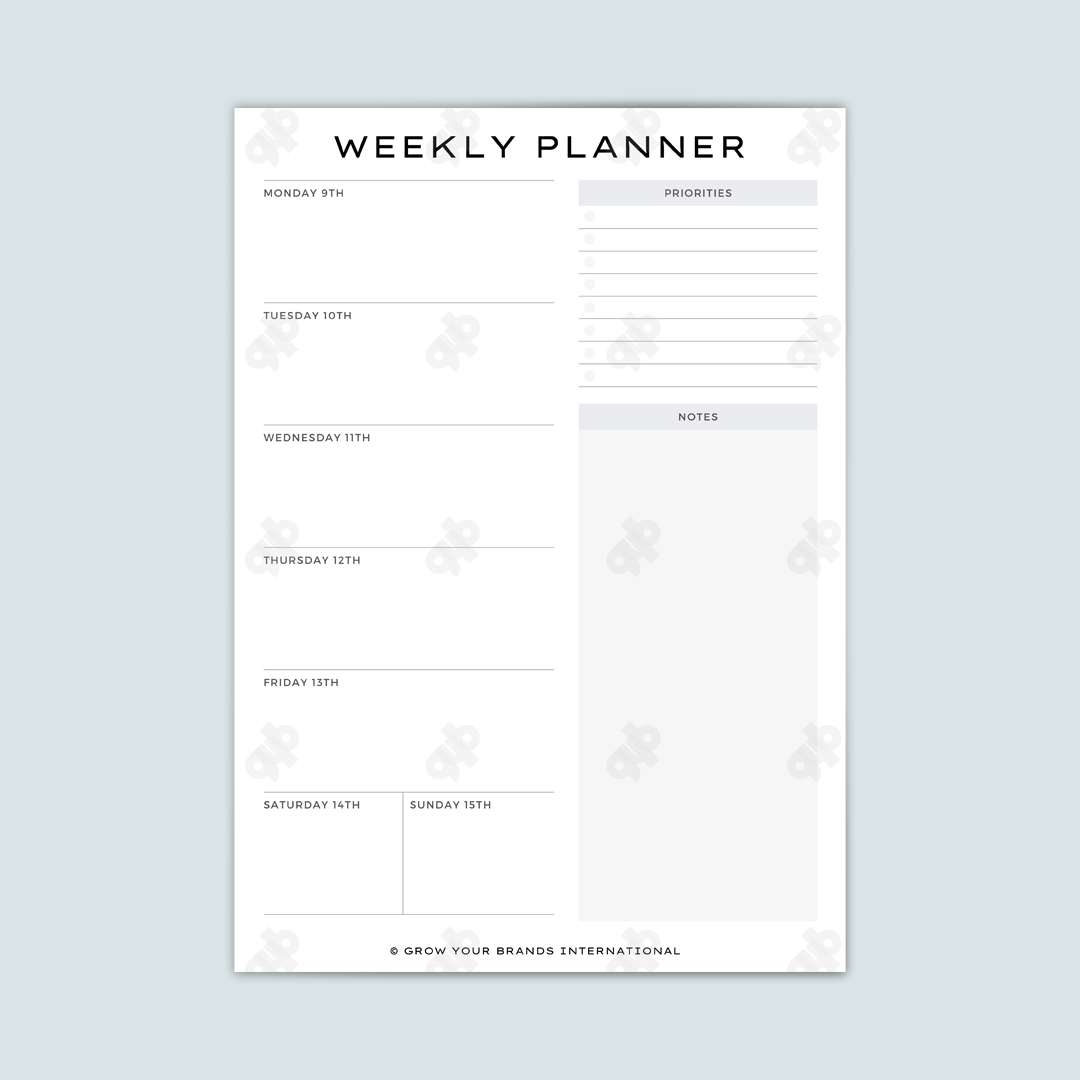 BEAUTY CEO™ PLANNER 2025 | Charcoal Black